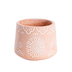 Ceramic Pots - Bondi Ceramics - Trend Ceramic Pots - Ceramic Pot Palm Bay II Terracotta (15x12.2cmH)