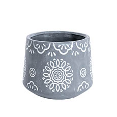 Trend Ceramic Pots - Ceramic Pot Palm Bay II Charcoal (15x12.2cmH)