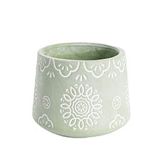 Trend Ceramic Pots - Ceramic Pot Palm Bay II Sage (15x12.2cmH)