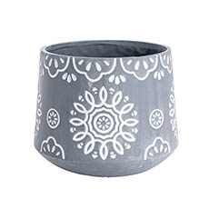 Trend Ceramic Pots - Ceramic Pot Palm Bay II Charcoal (18x15cmH)