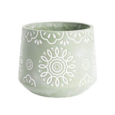 Trend Ceramic Pots - Ceramic Pot Palm Bay II Sage (18x15cmH)