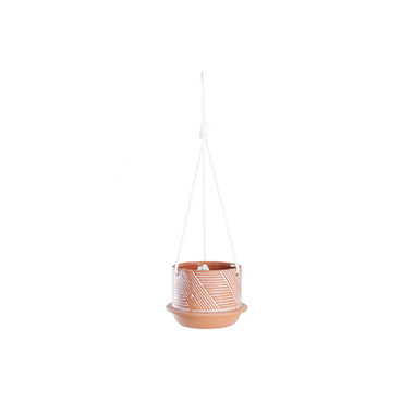 Trend Ceramic Pots - Ceramic Terracotta Hanging Pot (11.2x7.8cmH)