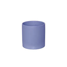 Satin Matte Collection - Ceramic Cylinder Pot Satin Matte Jacaranda (12x12.5cmH)
