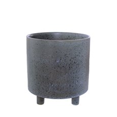 Large Flower Pots & Planters - Ceramic Premium Cresta Pot Blue (20.5x20.5cmH)