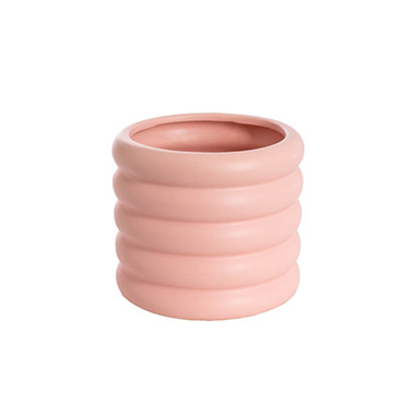 Trend Ceramic Pots - Ceramic Beehive Pastel Matte Pale Pink (17x17X15cmH)