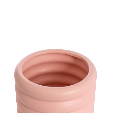 Ceramic Beehive Pastel Matte Pale Pink (17x17X15cmH)