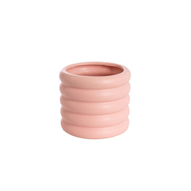 Ceramic Beehive Pastel Matte Pale Pink (14.5x14.5X13cmH)