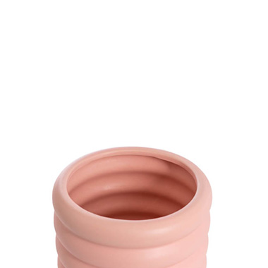 Ceramic Beehive Pastel Matte Pale Pink (14.5x14.5X13cmH)