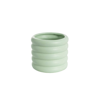 Trend Ceramic Pots - Ceramic Beehive Pastel Matte Soft Green (14.5x14.5X13cmH)