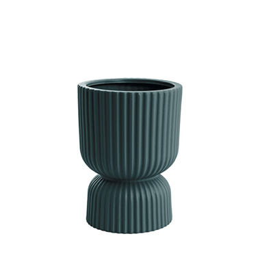Ceramic Cyprus Egg Cup Vase Matte Jasper (15Dx20cmH)