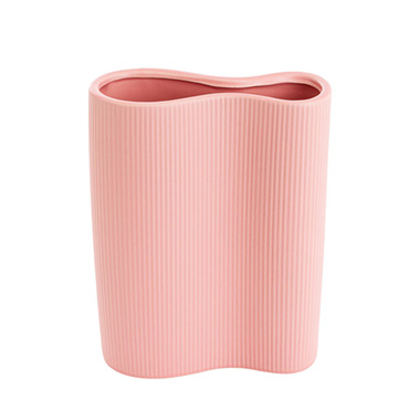 Trend Ceramic Pots - Ceramic Cyprus Muse Vase Matte Light Pink (17x7x23cmH)