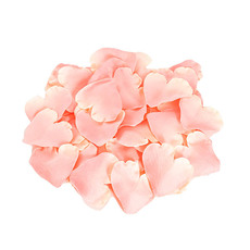 Rose Petals - Rose Petals Large Heart Shape Soft Peach (120PC Bag)