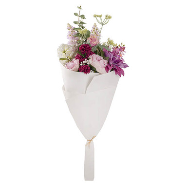 Artificial Flower Arrangements - Katie Flower Bouquet Arrangement Purple (70cmH)