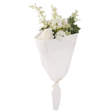 Artificial Flower Arrangements - Tanya Flower Bouquet Arrangement White (95cmH)
