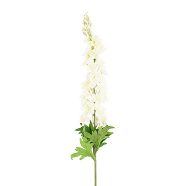 Other Artificial Flowers - Delphinium Stem White (108cmH)