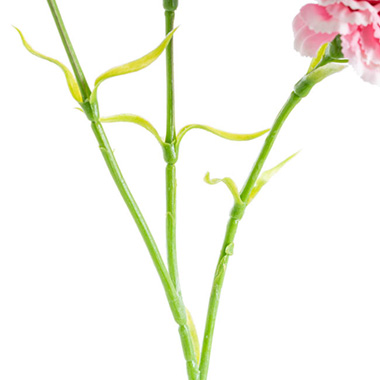 Carnation Ruffle 3 Head Spray Light Pink (61cmH)