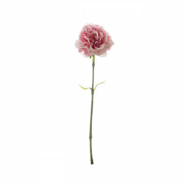 Carnation Ruffle Stem Light Pink (42cmH)