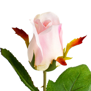 Artificial Roses - Siena Silk Rose Bud Pink (66cmH)