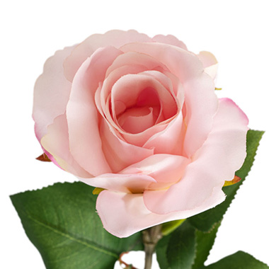 Artificial Roses - Siena Silk Rose Open Pink (67cmH)