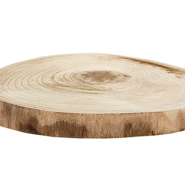 Natural Wood Timber Slice Round (Approx. 34.5cmx4cmH)