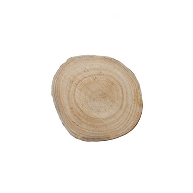 Natural Wood Timber Slice Round Brown (Approx. 12cmx2.5cmH)