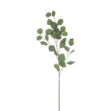 Artificial Leaves - Eucalyptus Silver Dollar Spray Green (90cmH)