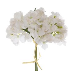 Artificial Hydrangea Bouquets - Hydrangea Victoria Bouquet Cream Pink (32cmH)