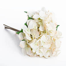 Hydrangea Victoria Bouquet Cream Pink (32cmH)