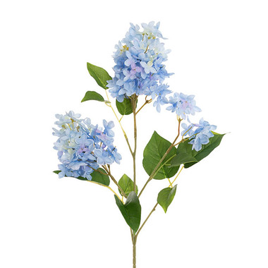Other Artificial Flowers - Faux Lilac Flower Spray Sky Blue (78cmH)