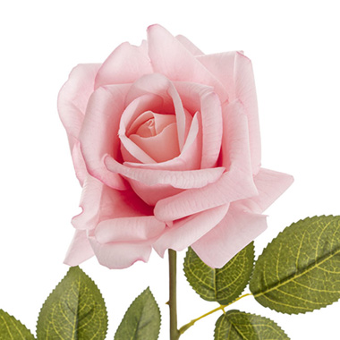  - Siena Real Touch Rose Full Bloom Pink (60cmH)