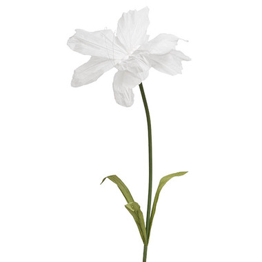 Artificial Paper Flowers - Giant Paper Butterfly White (60x40x130cmH)