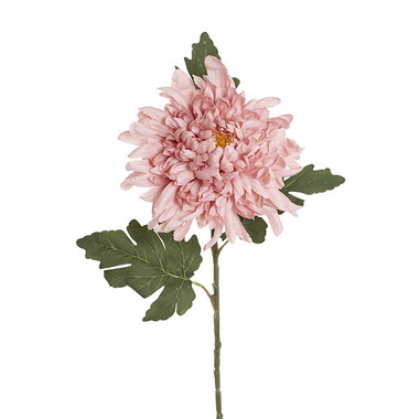 Artificial Chrysanthemum - Giant Chrysanthemum Stem Dusty Pink (21cmDx65cmH)