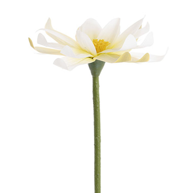 Lotus Flower Soft Olive & White (23cmDx80cmH)