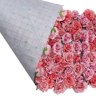 Rose Flower Wall Roll Mixed Pink (200x52cmH)