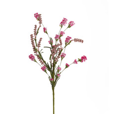 Other Artificial Flowers - Carnation Bud Spray Pink (50cmH)