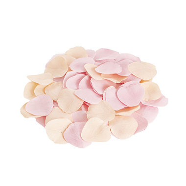  - Rose Petals Nude & Blush Pink Mix 5cmD (600PC Bag)