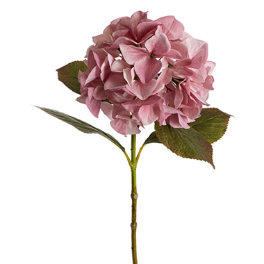 Real Touch Hydrangeas - Real Look Hydrangea Dusty Pink (16cmDx65cmH)