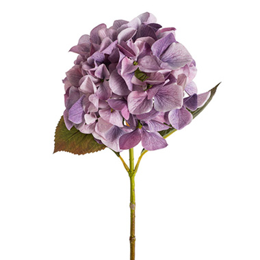  - Real Look Hydrangea Soft Purple (16cmDx65cmH)