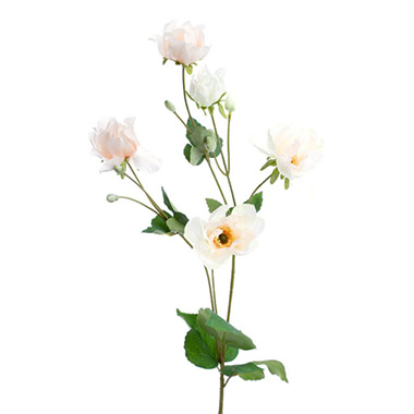 Other Artificial Flowers - Inaya Anemone Spray Champagne (95cmH)
