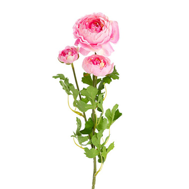Artificial Ranunculus - Helena Ranunculus Spray Pink (61cmH)