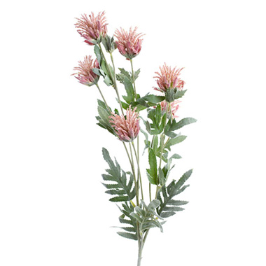 Other Artificial Flowers - Thistle Flower Light Pink (83cmH)