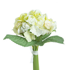 Other Artificial Bouquets - Frangipani Rose Bouquet Light Green (28cmH)