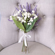 Lily of The Valley Bouquet White (33cmH)