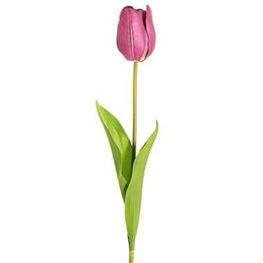 Artificial Tulips - Real Look Tulip Purple (6cmDx63cmH)