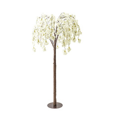Artificial Trees - Artificial Cherry Blossom Tree White (90cmDx170cmH)