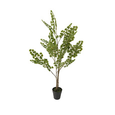 Artificial Trees - Artificial Ginkgo Potted Tree Green (120cmH)