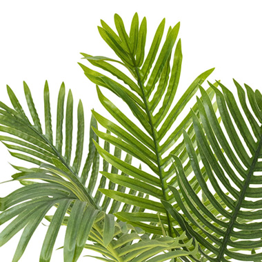 Artificial Palm Leaf Fern Potted Plant Green (75cmH)