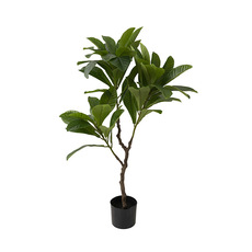 Artificial Trees - Artificial Elaeocarpaceae Potted Tree Green (120cmH)
