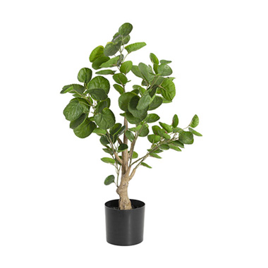 Artificial Spike Edge Leaf Potted Tree Green (64cmH)