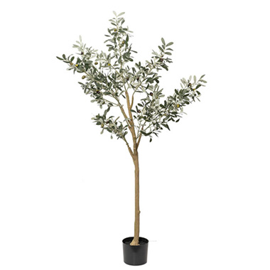 Artificial Indoor Trees - Artificial Olive Tree Green (140cmH)